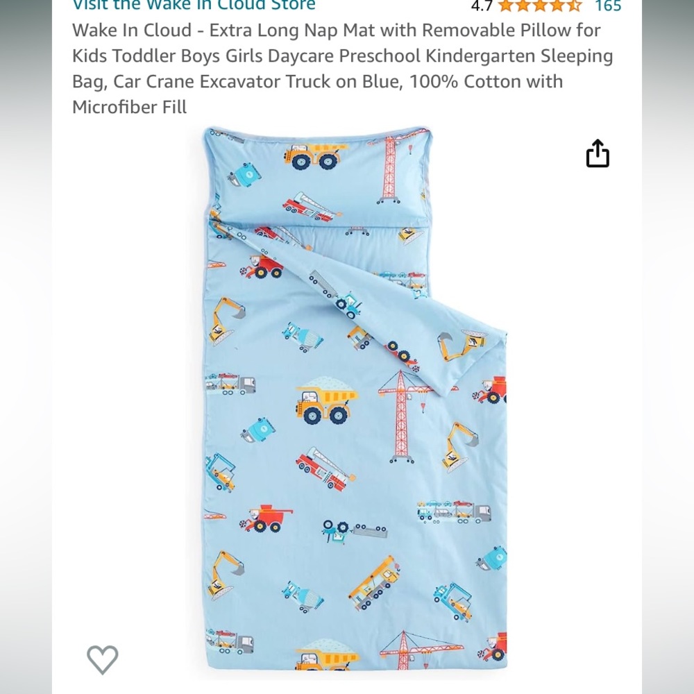 Extra Long Truck Nap Mat Like New